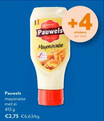 Promotie: Mayonaise met ei