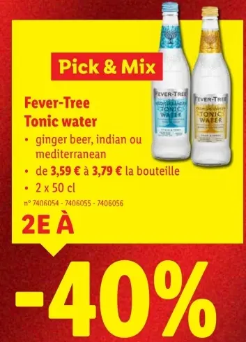 Offre: Tonic water