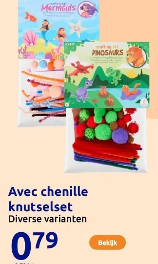 Aanbieding: Avec chenille knutselset