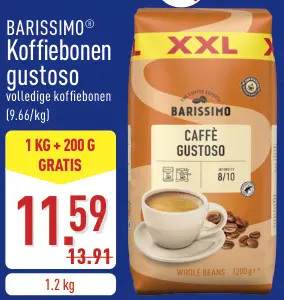 Promotie: Koffiebonen gustoso