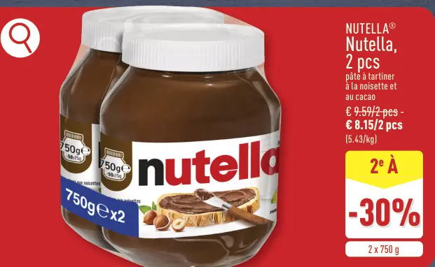 Offre: Nutella