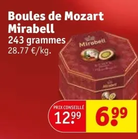 Offre: Boules de Mozart