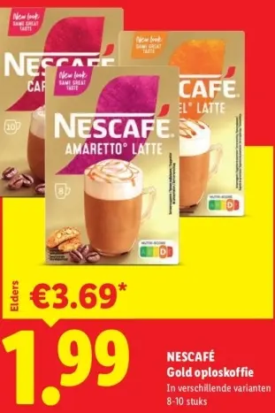 Aanbieding: Gold oploskoffie