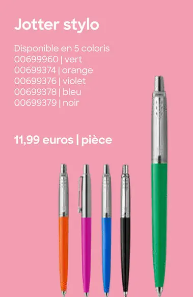 Offre: Jotter stylo