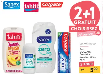 Offre: COLGATE Dentifrice Sensation White