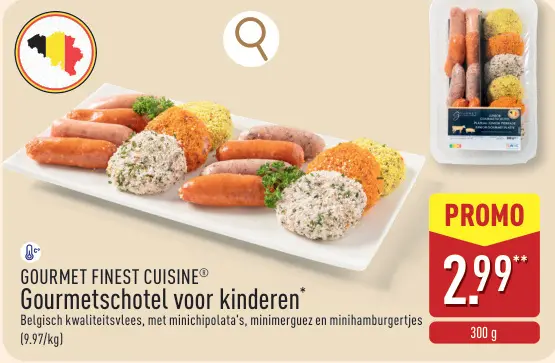 Promotie: Gourmetschotel voor kinderen