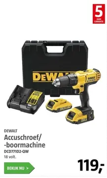 Aanbieding: Accuschroef/-boormachine