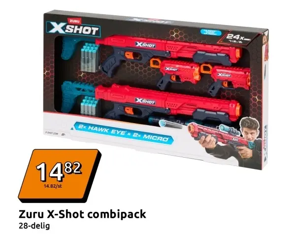 Aanbieding: X-Shot combipack