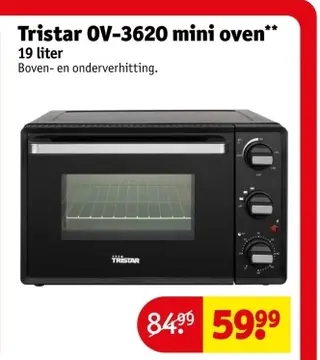 Aanbieding: Tristar OV-3620 mini oven**