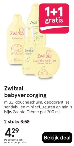 Aanbieding: Babyverzorging