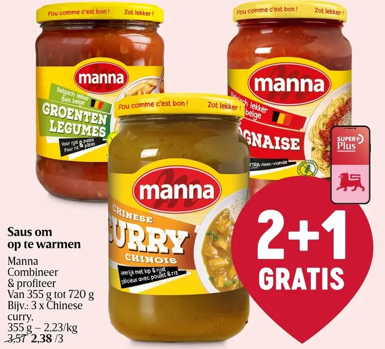 Promotie: Saus om op te warmen