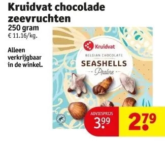 Aanbieding: Kruidvat chocolade zeevruchten