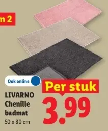 Aanbieding: Chenille badmat