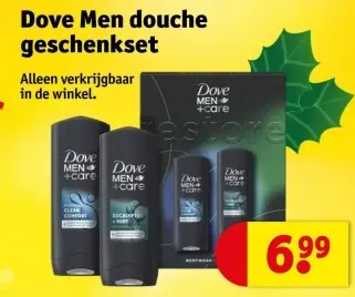 Promotie: Dove Men douche geschenkset