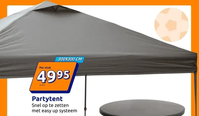 Promotie: Partytent