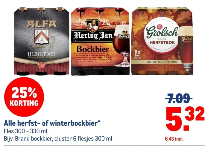 Aanbieding: Alle herfst- of winterbockbier