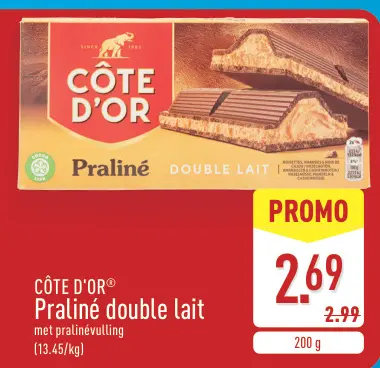 Promotie: Praliné double lait