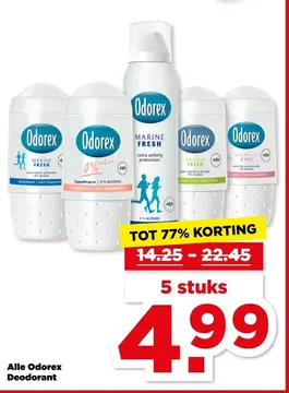 Aanbieding: Alle Odorex Deodorant