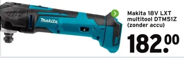 Aanbieding: Makita 18V LXT multitool DTM51Z