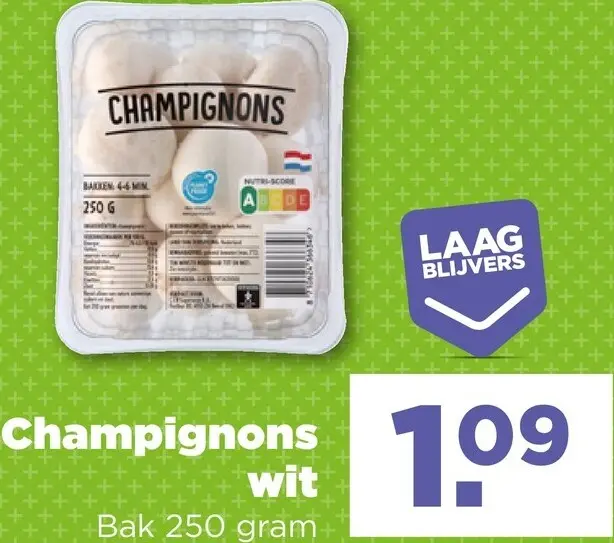 Aanbieding: Champignons wit