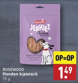 Aanbieding: ROSEWOOD Honden kipsnack