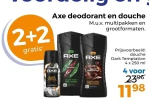Aanbieding: Axe deodorant en douche