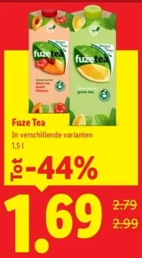 Aanbieding: Fuze Tea