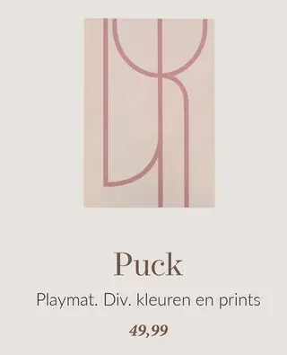 Aanbieding: Puck Playmat