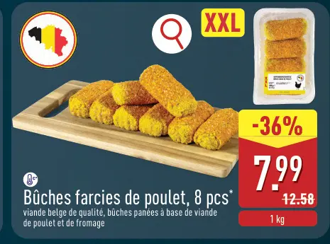 Offre: Buches farcies de poulet
