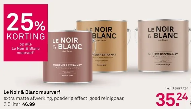 Aanbieding: Muurverf