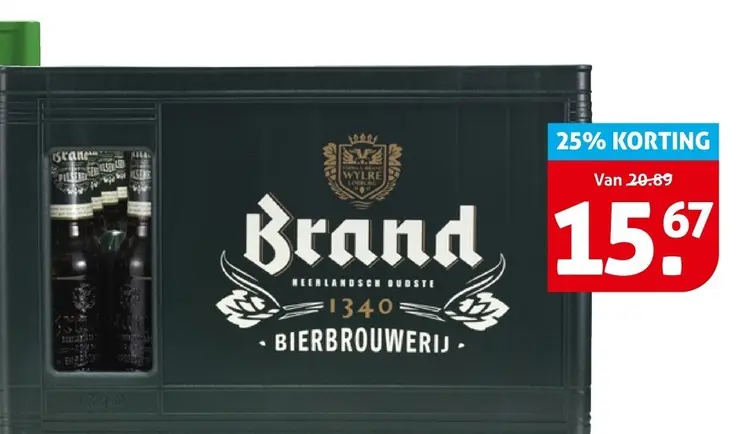 Aanbieding: Brand bierkratten