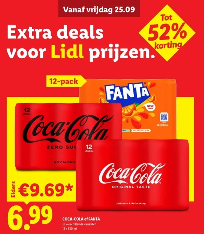 Aanbieding: COCA-COLA of FANTA