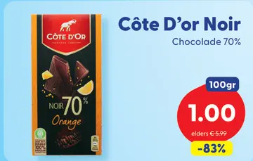 Aanbieding: Côte D'or Noir