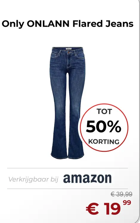 Aanbieding: ONLANN Flared Jeans