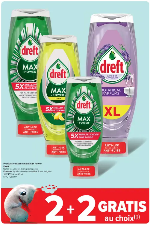 Offre: Produits vaisselle main Max Power