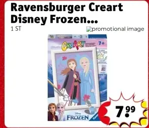Aanbieding: Ravensburger Creart Disney Frozen Schilderen Op Nummer