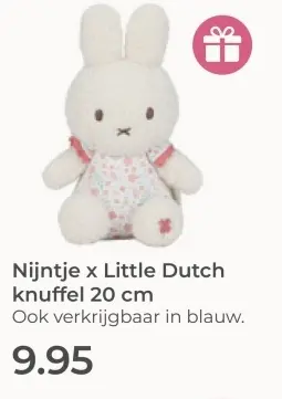 Aanbieding: Nijntje x Little Dutch knuffel