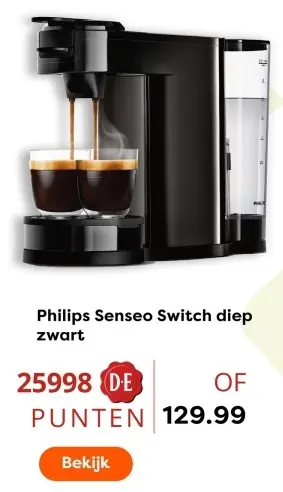 Aanbieding: Senseo Switch diep zwart