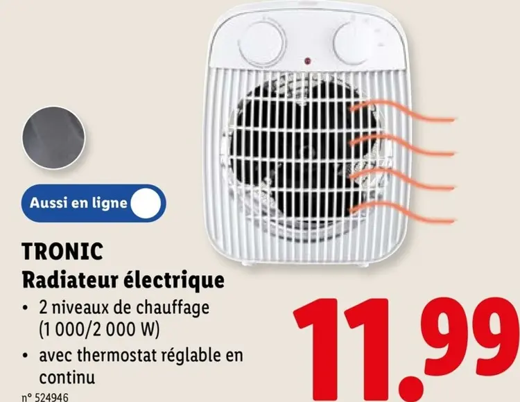 Offre: Radiateur électrique