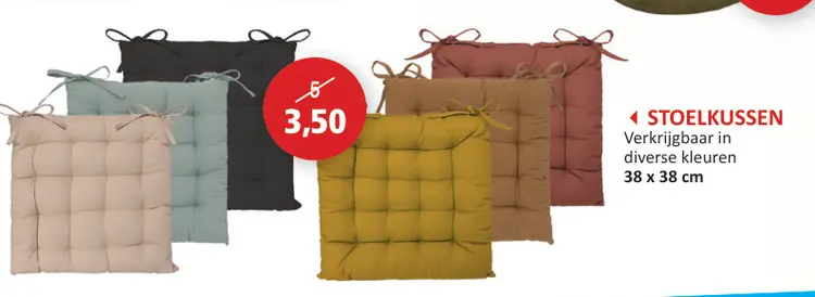 Promotie: Stoelkussen