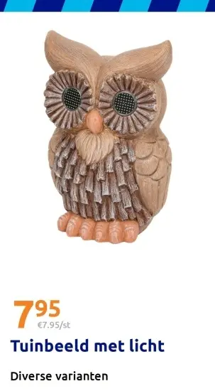 Aanbieding: Tuinbeeld met licht