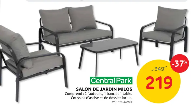 Offre: Salon de jardin milos