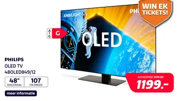 Aanbieding: Philips 48OLED849/12 Ambilight OLED TV