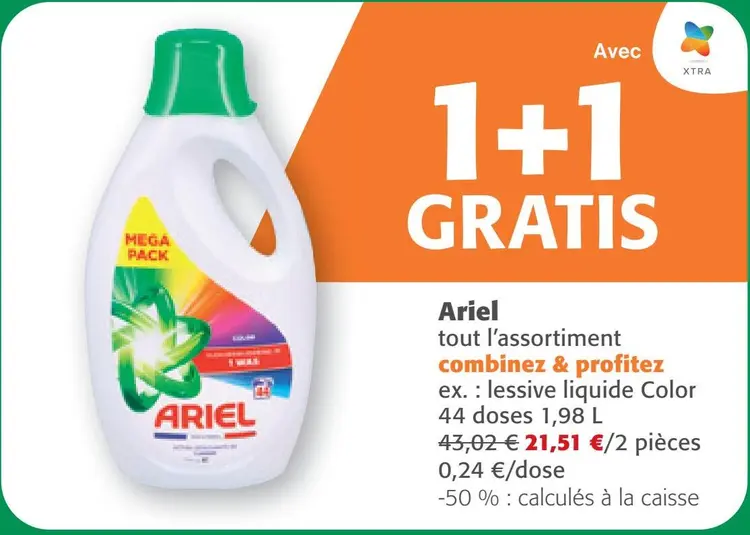 Offre: lessive liquide Color