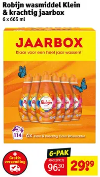 Aanbieding: Wasmiddel Klein & krachtig jaarbox