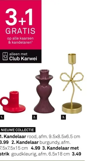 Aanbieding: Alle kaarsen & kandelaren