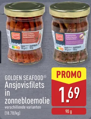 Promotie: Ansjovisfilets in zonnebloemolie