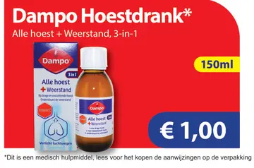 Aanbieding: Dampo Hoestdrank