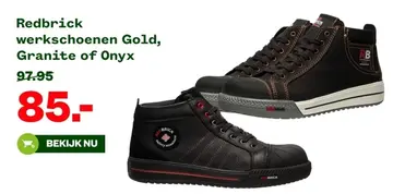 Aanbieding: Redbrick werkschoenen Gold, Granite of Onyx