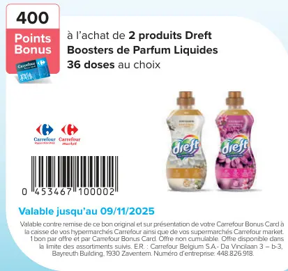 Offre: Boosters de Parfum Liquides
